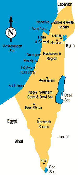 Israel map